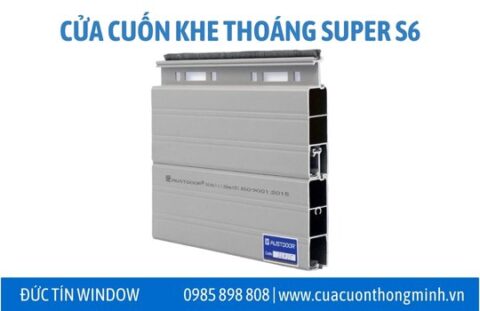 Cửa Cuốn Khe Thoáng Super S6
