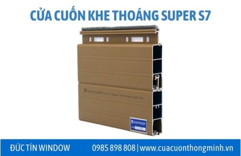 Cửa Cuốn Khe Thoáng Super S7