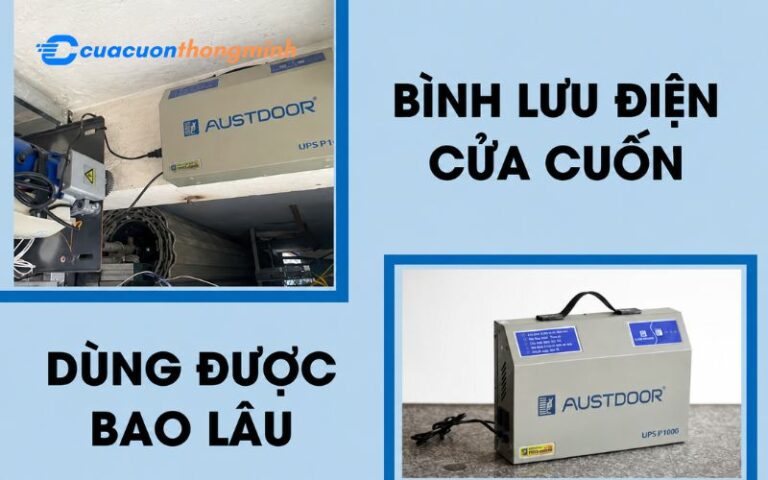 Bộ lưu điện cửa cuốn dùng được trong bao lâu