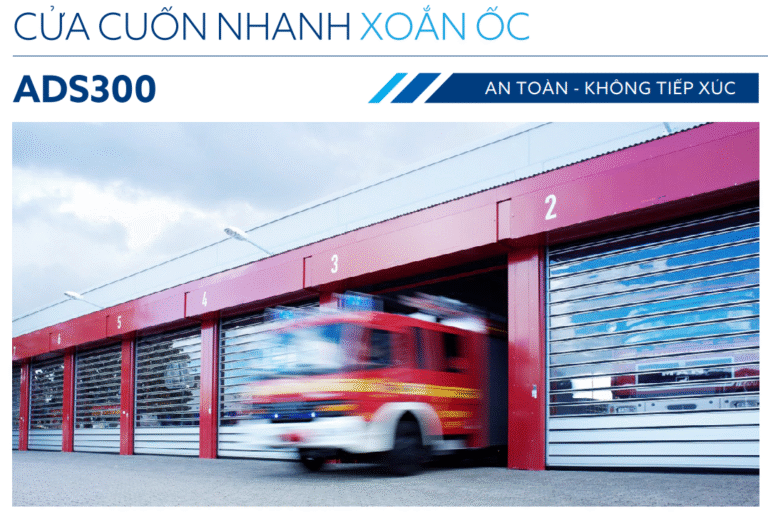 Cửa cuốn nhanh xoắn ốc kho lạnh