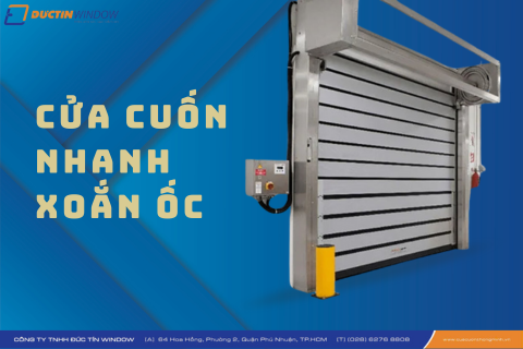 Các đặc điểm nổi bật của cửa cuốn nhanh xoắn ốc