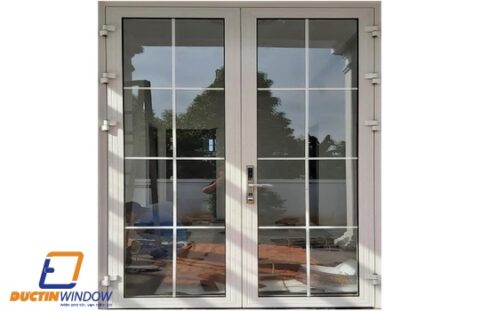 CỬA ĐI MỞ QUAY 2 CÁNH HỆ 55