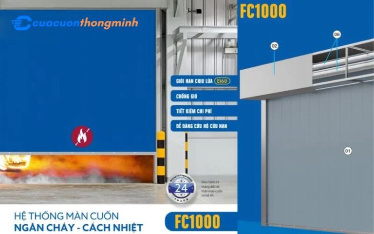 Hệ thống màn cuốn ngăn cháy – cách nhiệt là gì ?