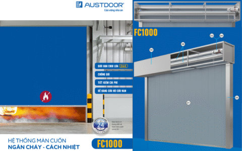 Hệ Thống Màn Cuốn Ngăn Cháy - Cách Nhiệt FC1000