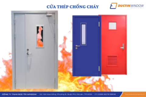 Ưu điểm của cửa thép chống cháy – Công ty TNHH Đức Tín Window