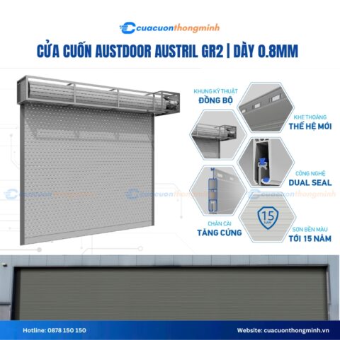Cửa cuốn Austdoor Austril GR2 | dày 0.8mm