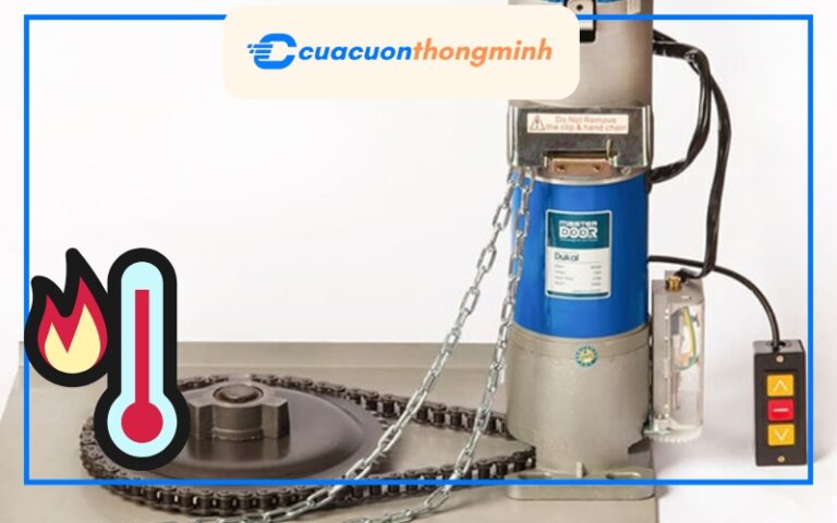 Cách khắc phục motor cửa cuốn bị nóng đơn giản hiệu quả