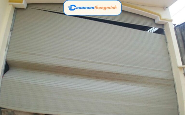 Cửa cuốn bị sập: Nguyên nhân và cách xử lý an toàn nhanh chóng