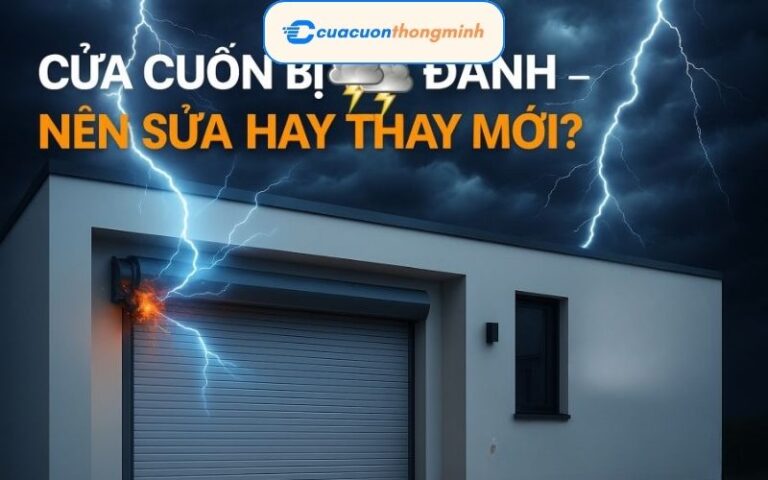 Nguyên Nhân Cửa Cuốn Bị Sét Đánh Và Cách Xử Lý An Toàn Tại Nhà