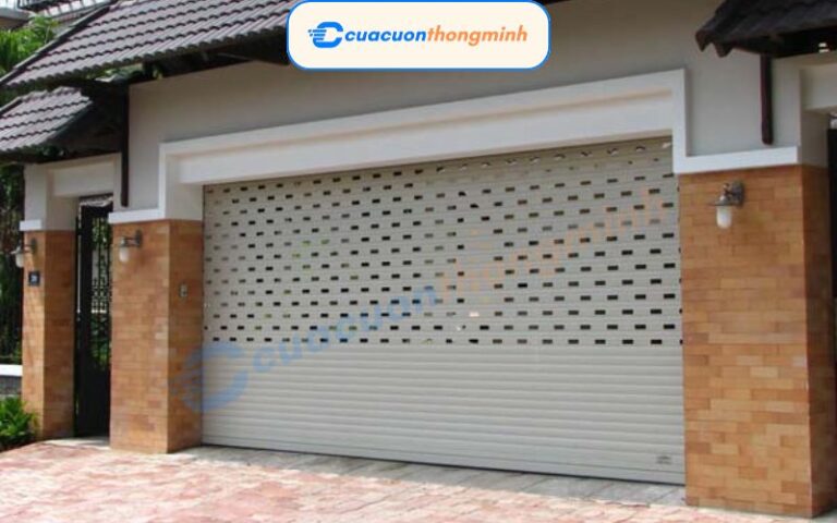 12+ Mẫu cửa cuốn khe thoáng đẹp bền nhất