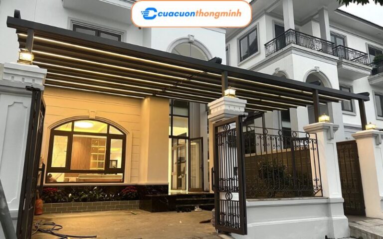 Tổng Hợp 12+ Mẫu Mái Che Biệt Thự Đẹp Đẳng Cấp