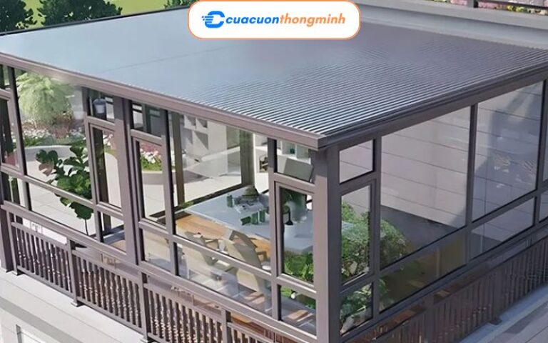 17+ Mẫu Thiết Kế Mái Che Sân Thượng Đẹp Hiện Đại