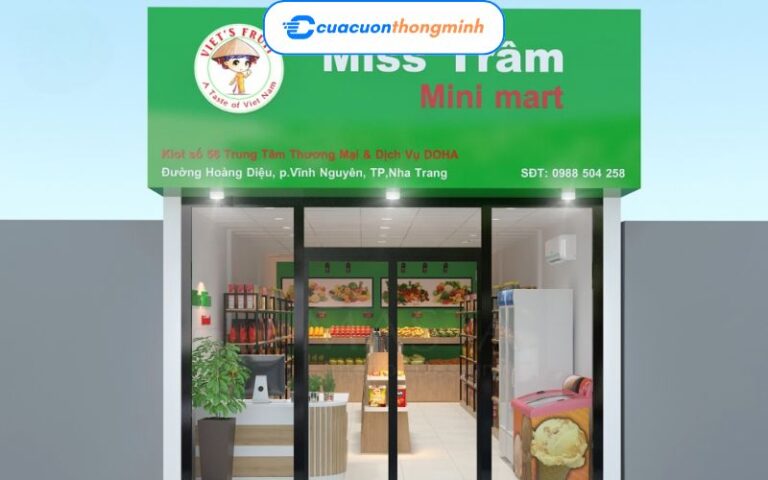 12+ Mẫu thiết kế siêu thị mini 40m2 đẹp hiện đại hút khách