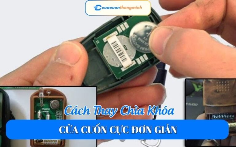 Cách Thay Chìa Khóa Cửa Cuốn Cực Đơn Giản