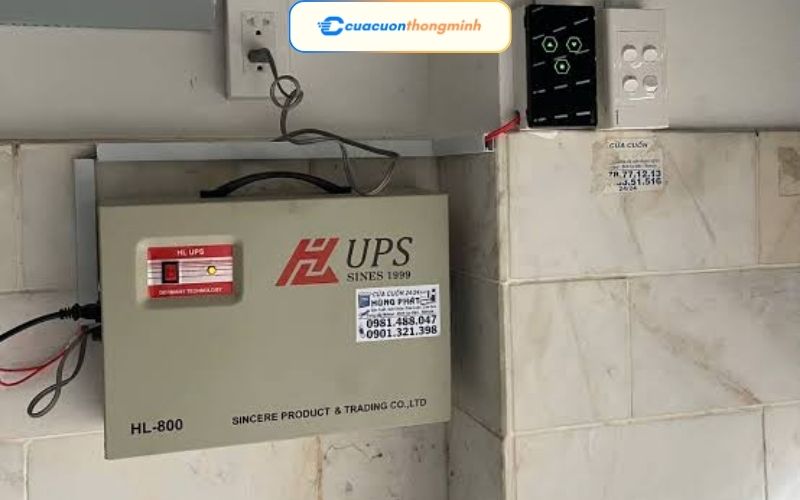 Chuẩn Bị Trước Khi Lắp Lưu Điện Cửa Cuốn