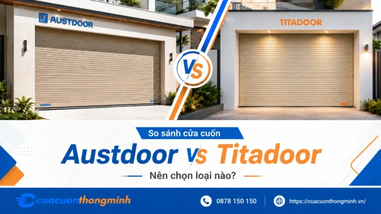 So sánh cửa cuốn Austdoor và Titadoor: Nên chọn loại nào?