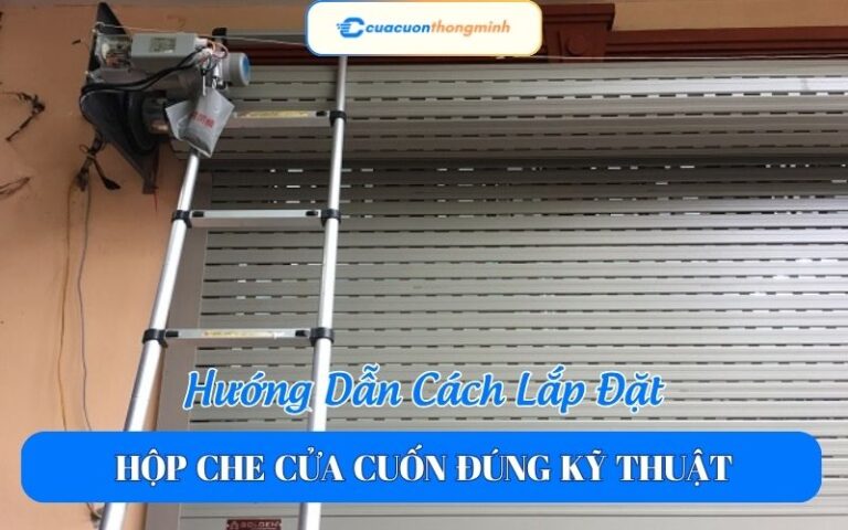 Hướng Dẫn Cách Lắp Đặt Hộp Che Cửa Cuốn Đúng Kỹ Thuật